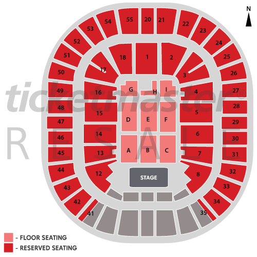 Melbourne Rod Laver Arena Seating Chart A Visual Reference Of Charts Chart Master 8778